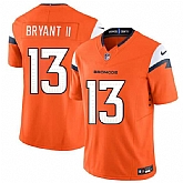 Men & Women & Youth Denver Broncos #13 Pat Bryant II Orange 2025 Draft F.U.S.E. Vapor Limited Stitched Jersey,baseball caps,new era cap wholesale,wholesale hats